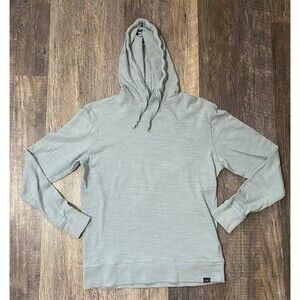 Faherty Hoodie Mens Small Blue Sunwashed Midweight Organic Cotton Sweatshirt